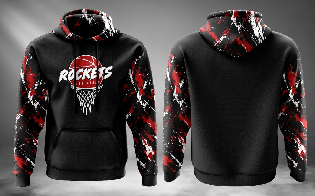 Rockets Basketball Fleece Hoodie