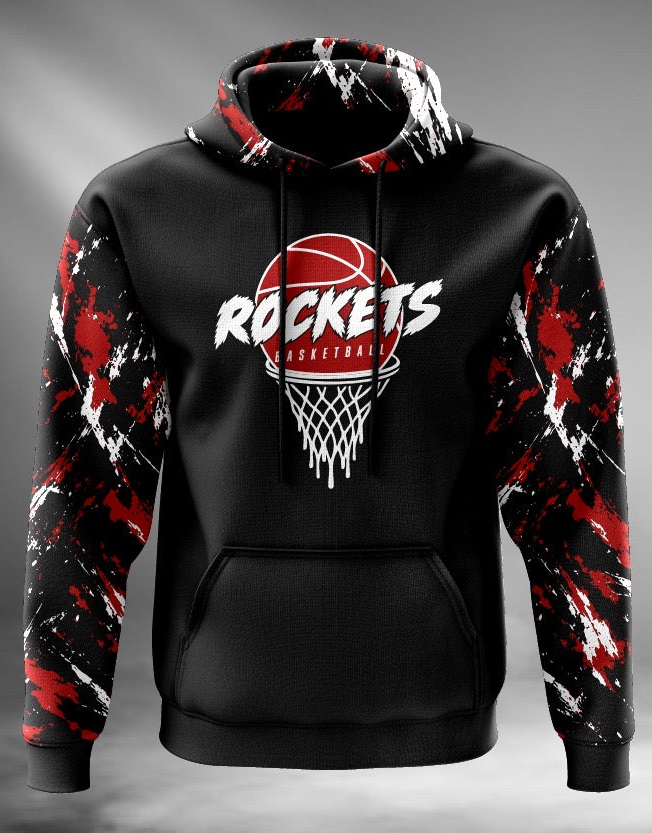 Rockets Basketball Fleece Hoodie