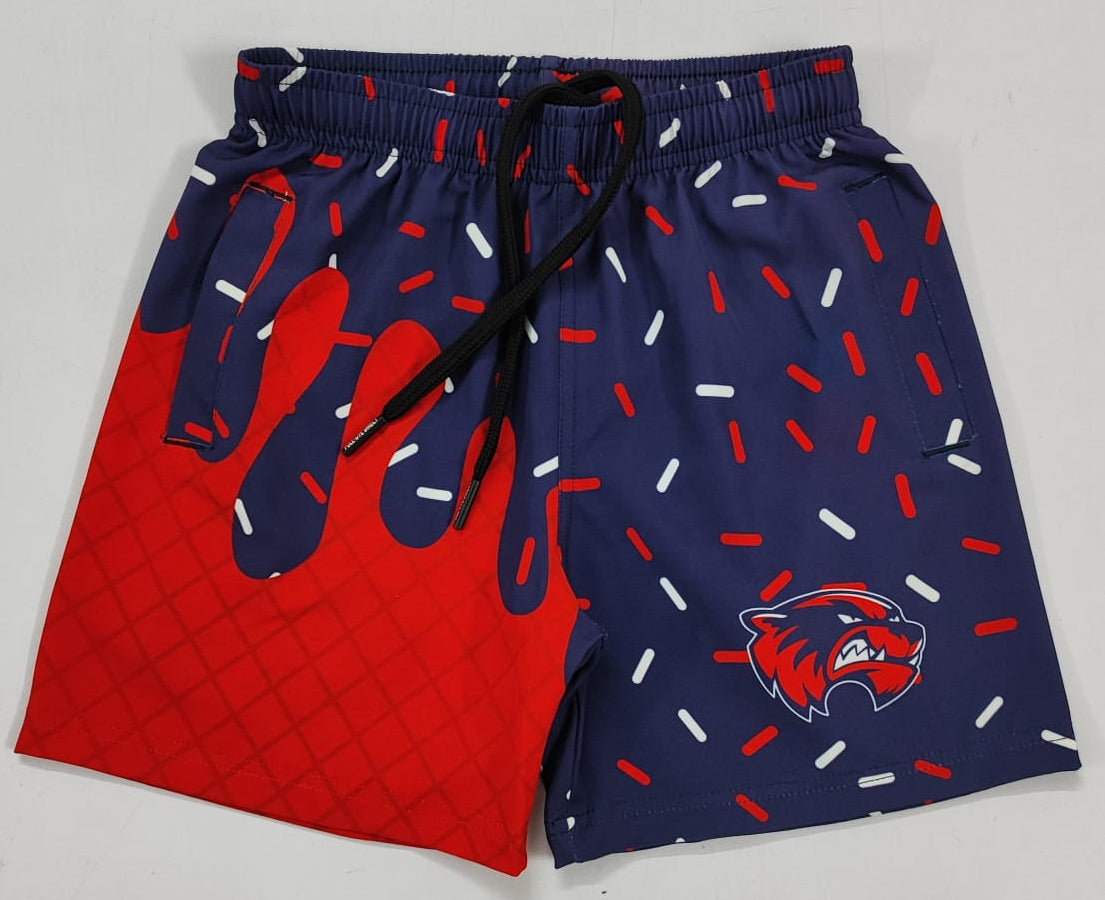 Wolverines Sublimated Drip Shorts – SmoothFlex Performance (Swim Trunk Feel)