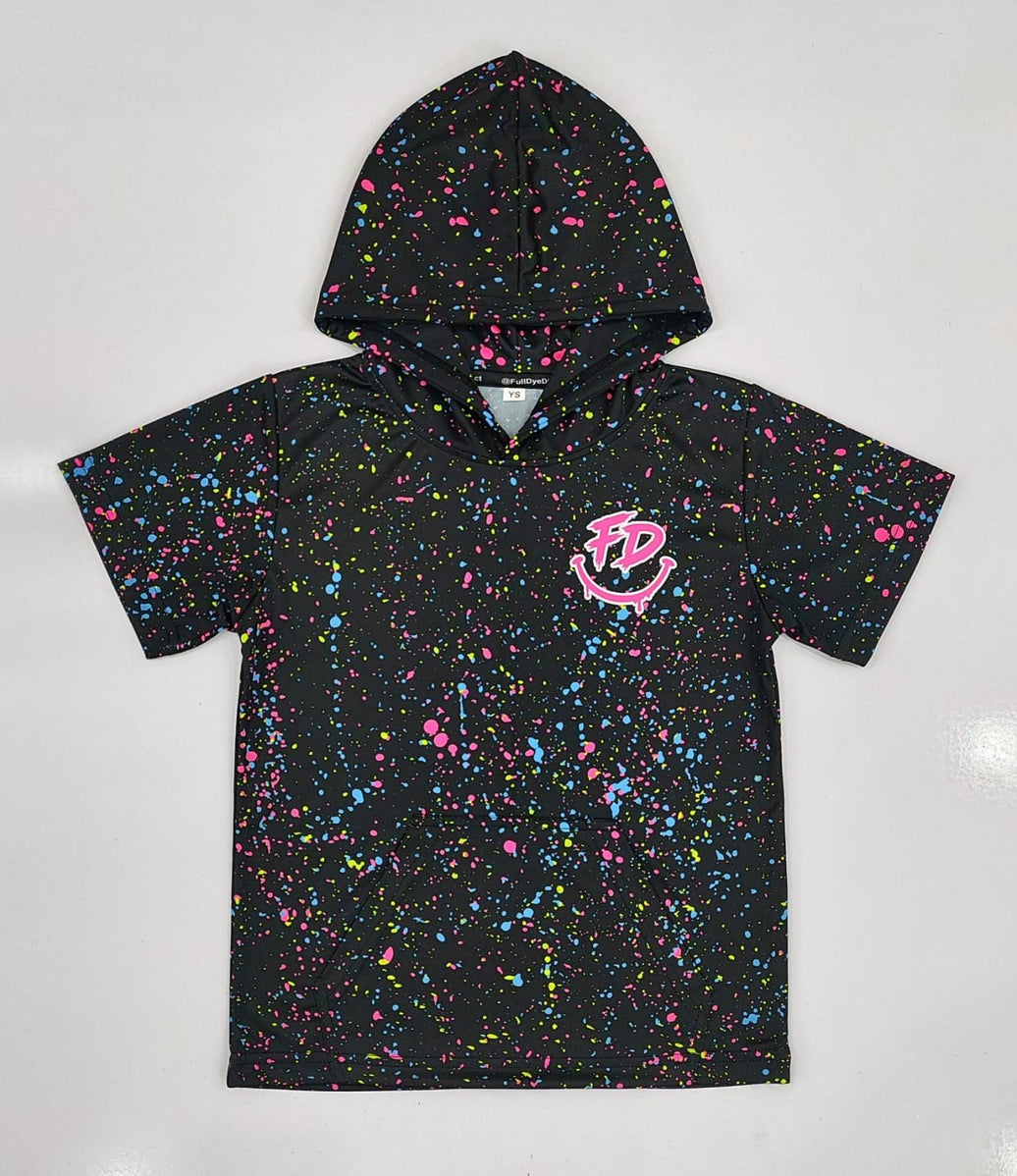 FD Splatterstorm – Blackout Hoodie Tee