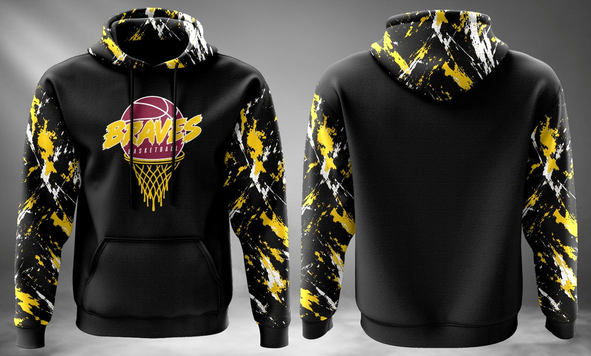 Braves Basketball Fleece Hoodie