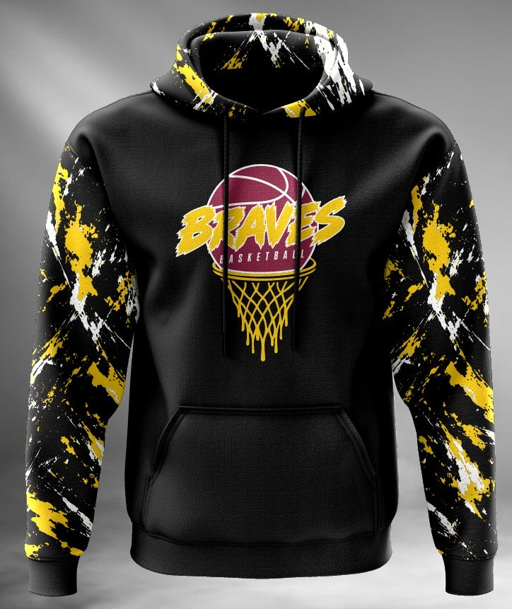 Braves Basketball Fleece Hoodie