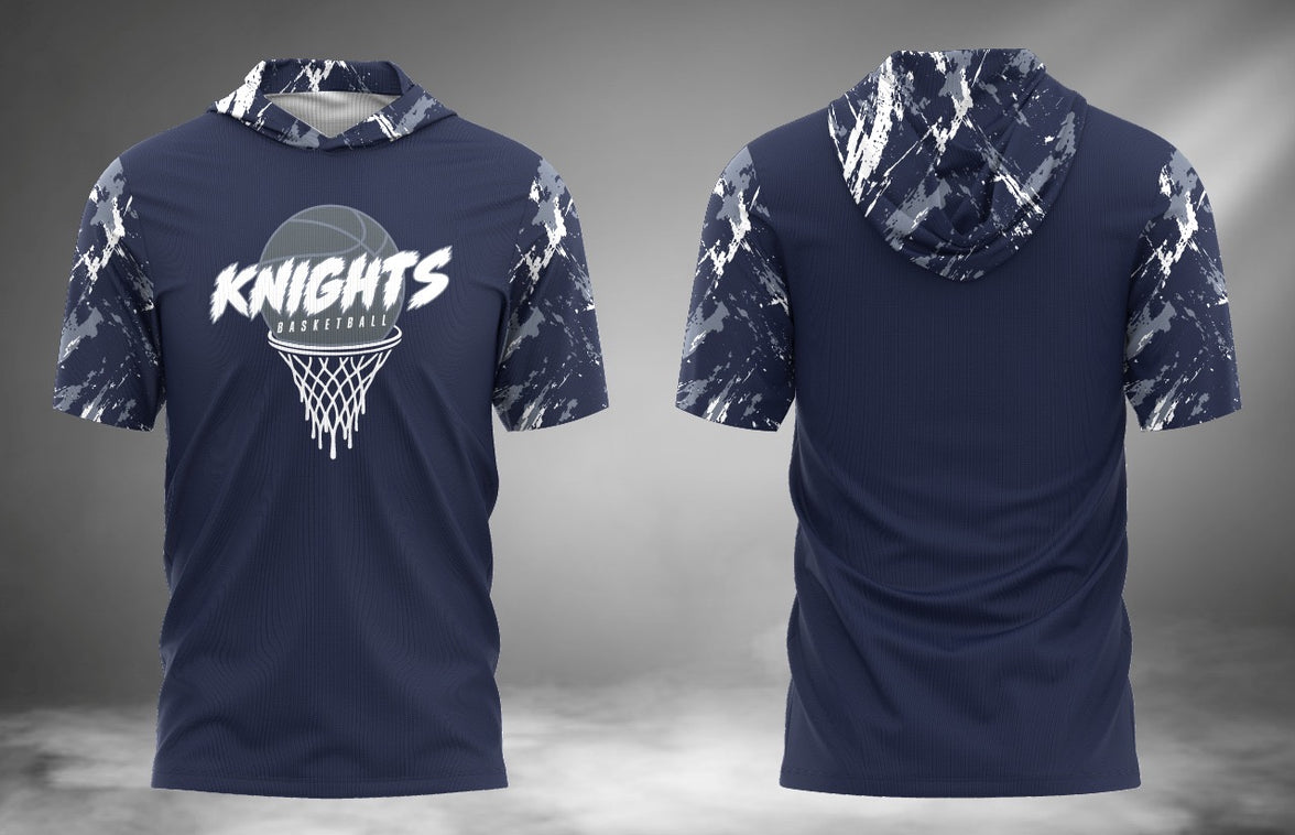 Knights Basketball Short Sleeve Hoodie Tee