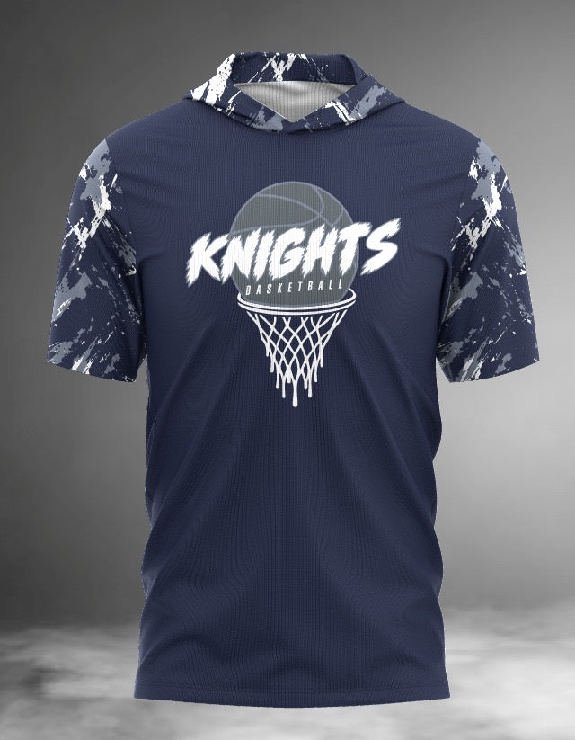 Knights Basketball Short Sleeve Hoodie Tee