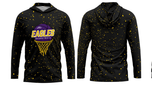 CYB Eagles Basketball Long Sleeve Hoodie Tee
