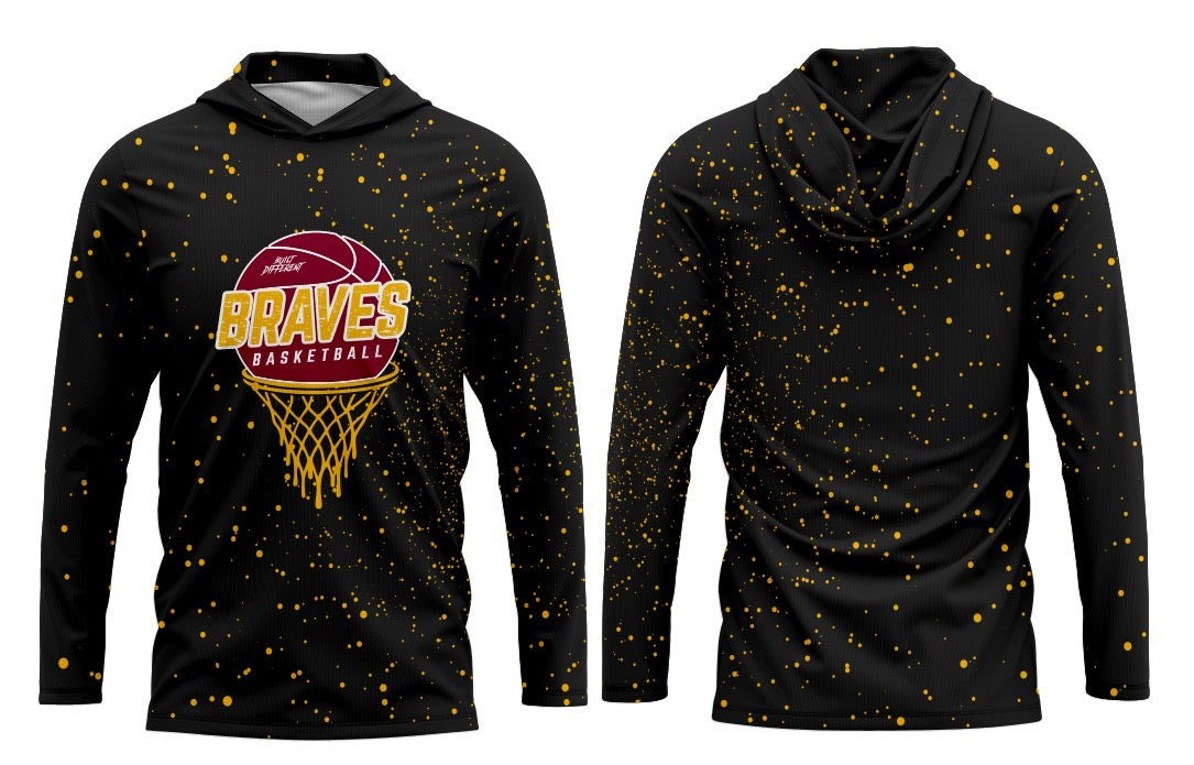 CYB Braves Basketball Fleece Hoodie