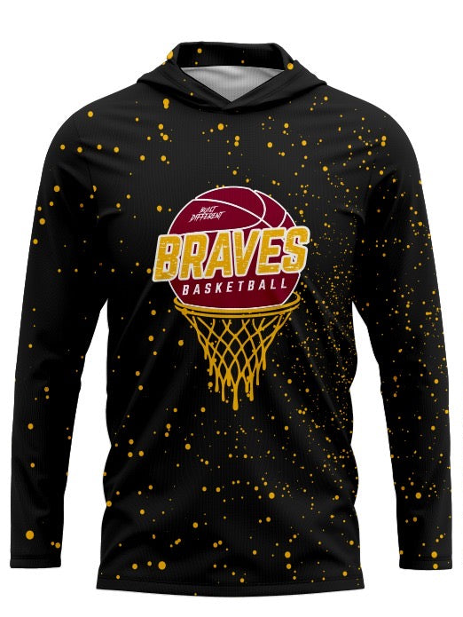 CYB Braves Basketball Fleece Hoodie