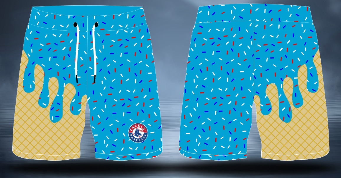 Melt Mode: TB Blue Sox Sublimated Shorts