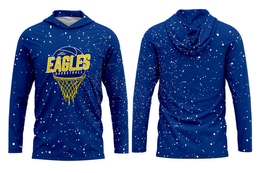 CYB Eagles Basketball Long Sleeve Hoodie Tee