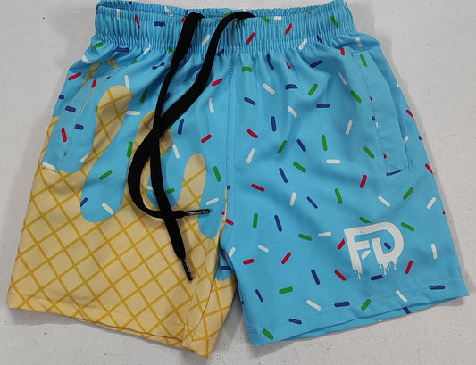 FD Melt Mode Blueberry Drip Shorts – 5” Inseam