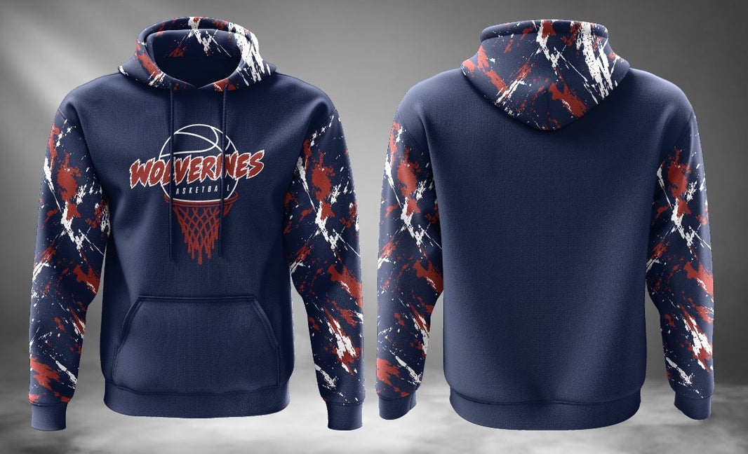 Wolverines Basketball Fleece Hoodie