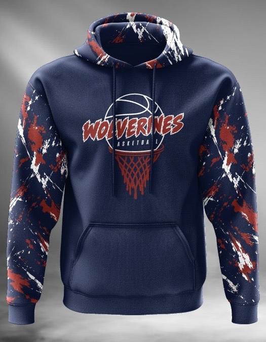 Wolverines Basketball Fleece Hoodie