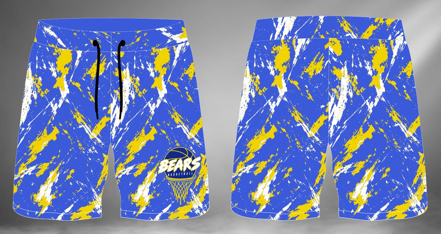 Bears Basketball Sublimated Shorts
