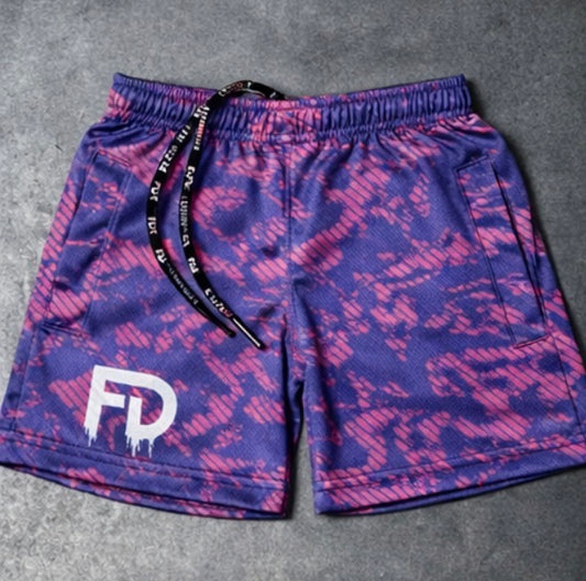 FD Purple Haze Drip Shorts – 5” Inseam