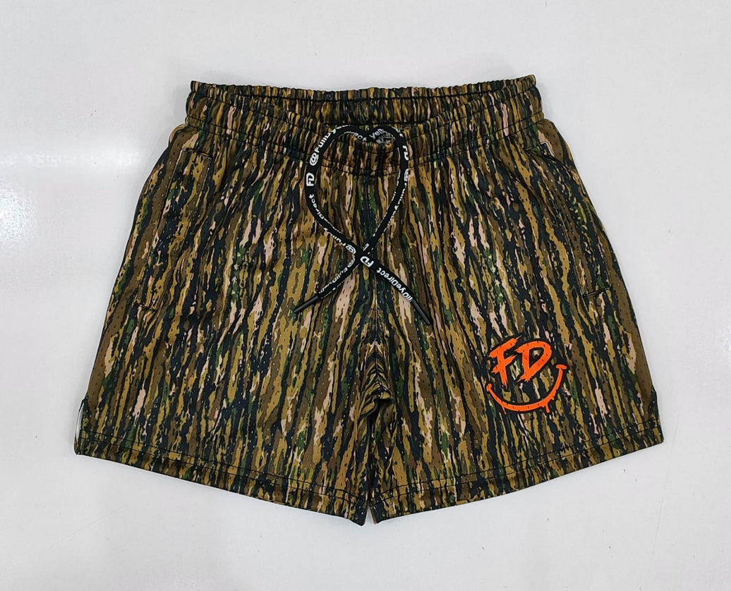 FD Lowlands Camo Shorts – 5” Inseam