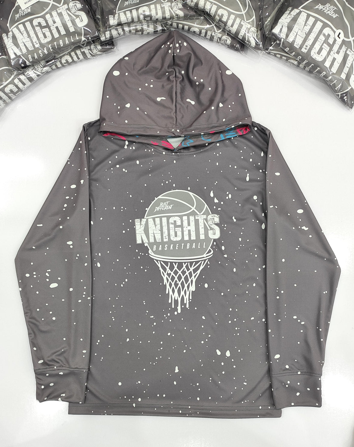 🔥 Custom Hoodie Tees | Fully Sublimated Performance Hooded Shirts