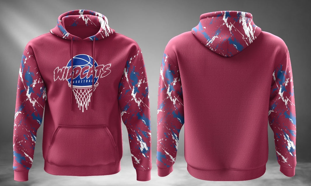 WS Wildcats Basketball Fleece Hoodie