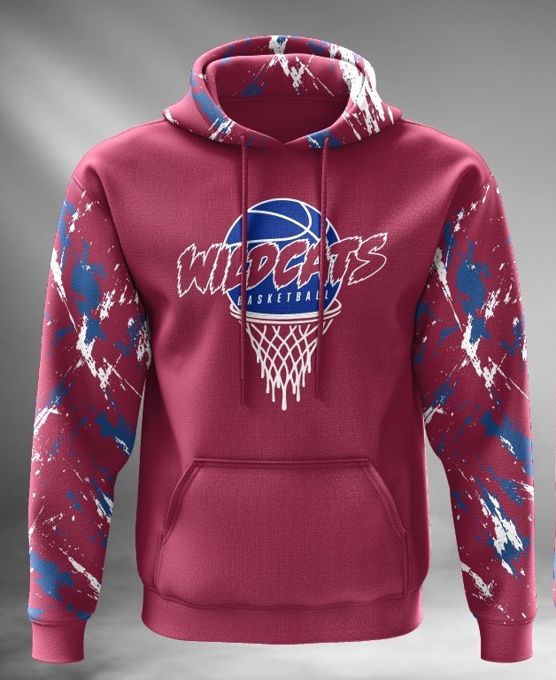 WS Wildcats Basketball Fleece Hoodie