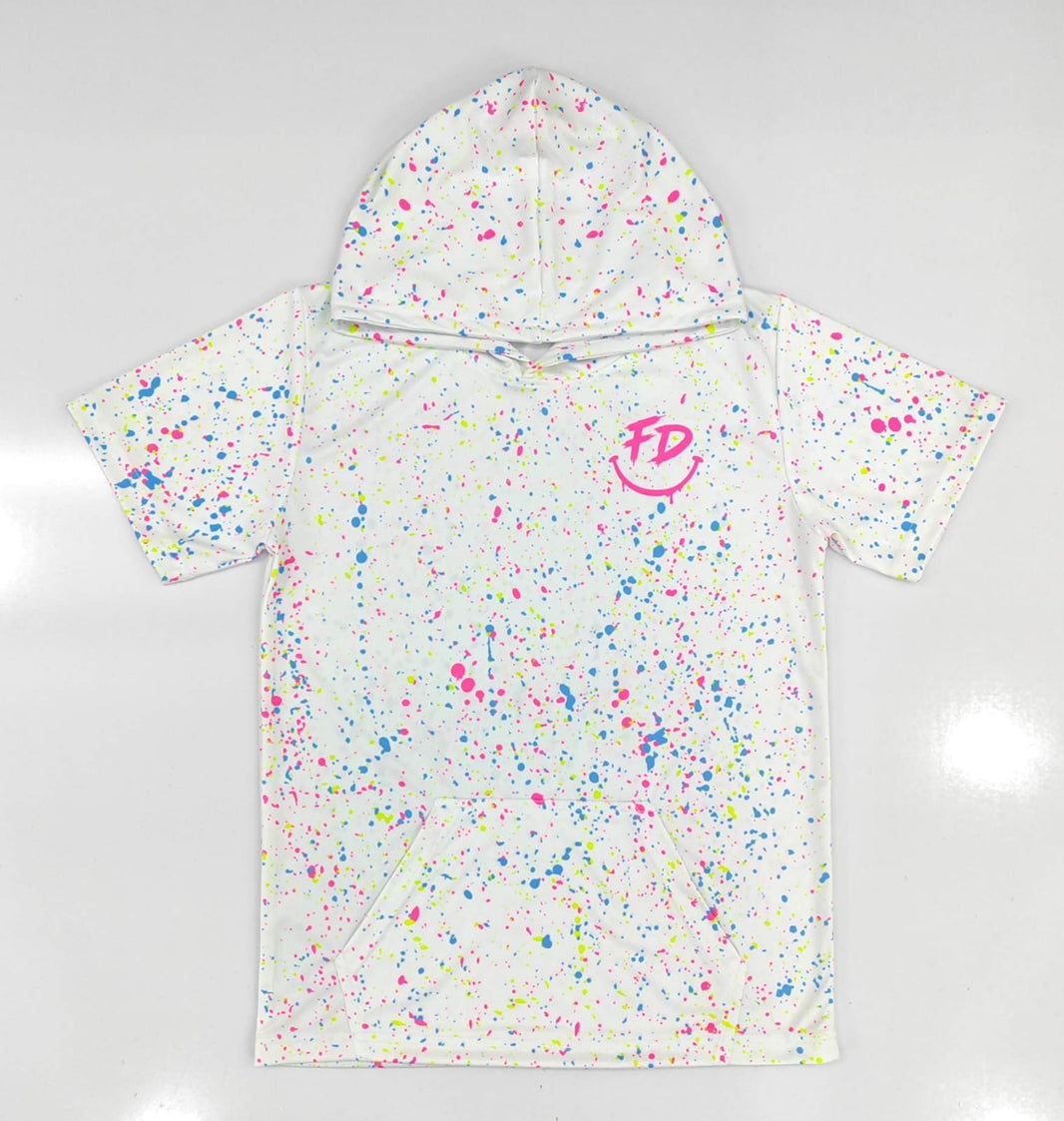 FD Splatterstorm – Whiteout Hoodie Tee