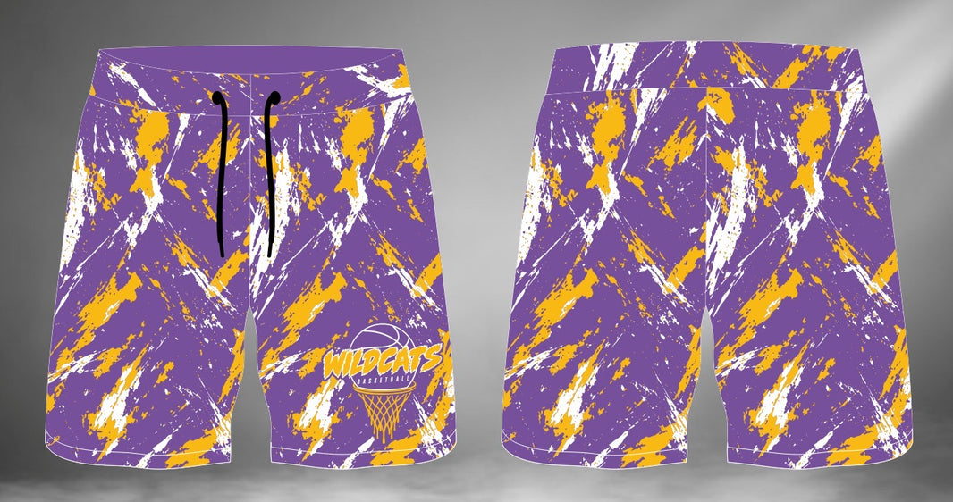 Wildcats Basketball Sublimated Shorts