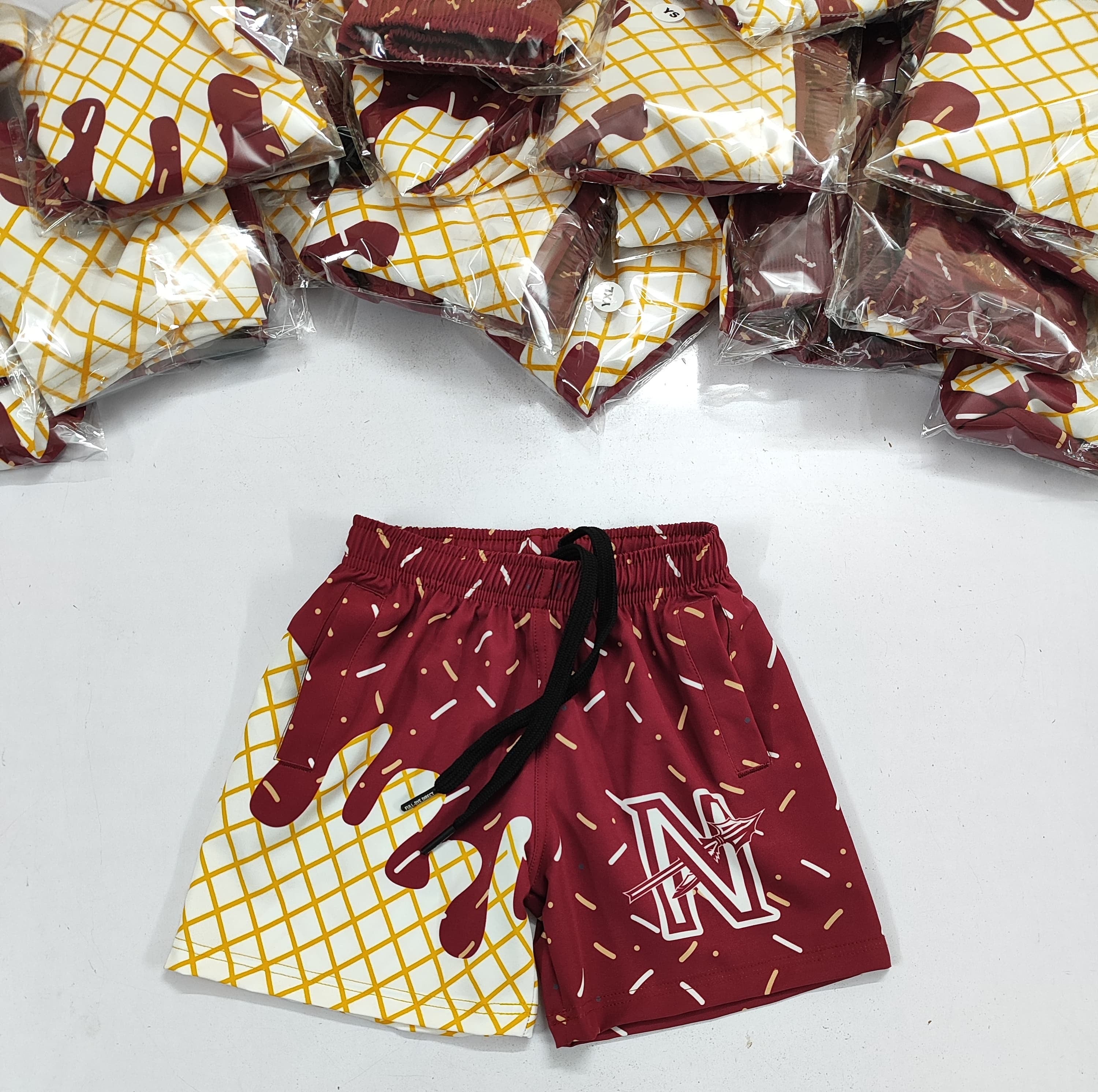 Melt Mode: Noles Sublimated Shorts- In Stock