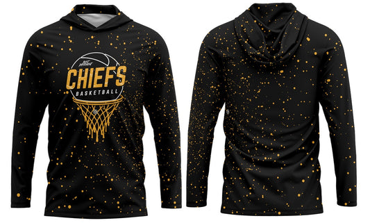 CYB Chiefs Basketball Long Sleeve Hoodie Tee