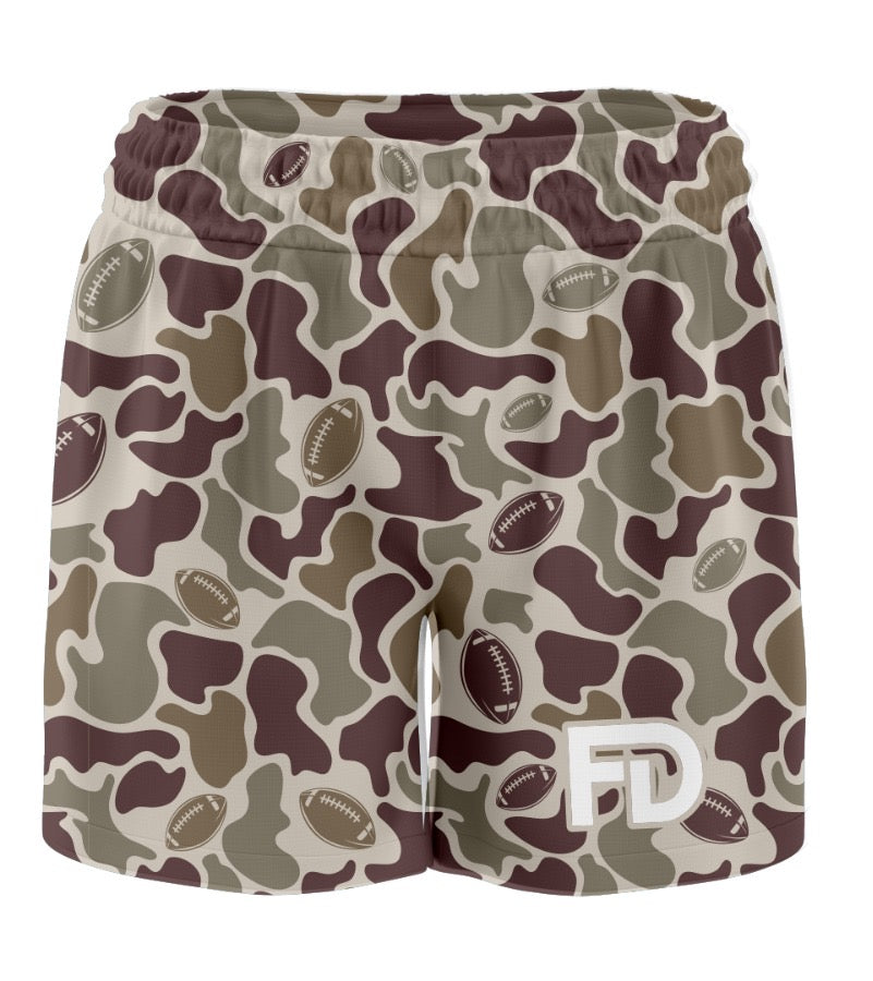 *New* FD Gridiron Camo Shorts – 5” Inseam