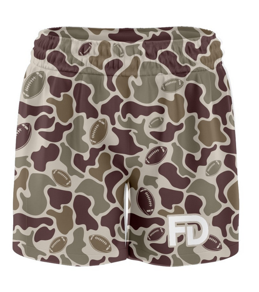 *New* FD Gridiron Camo Shorts – 5” Inseam