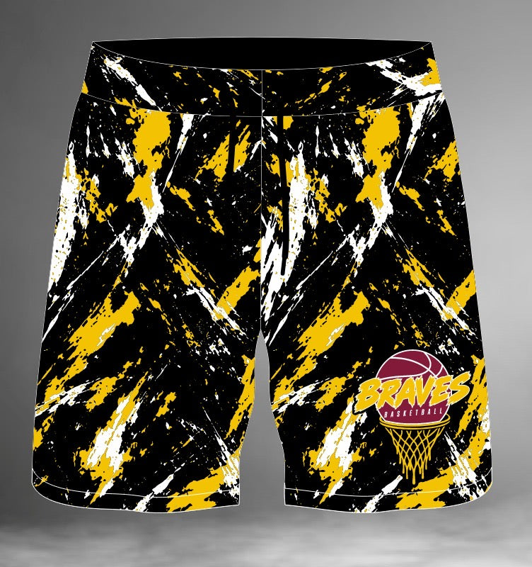 Braves Basketball Sublimated Shorts