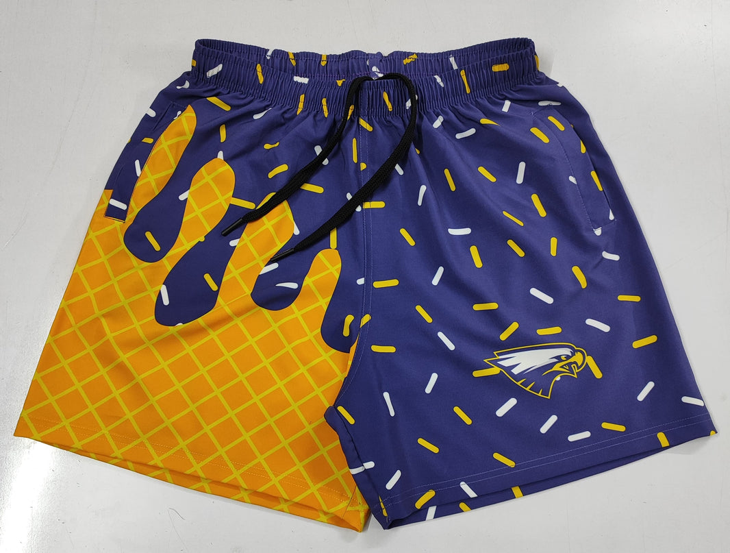 Eagles Sublimated Drip Shorts – SmoothFlex Performance (Swim Trunk Feel)