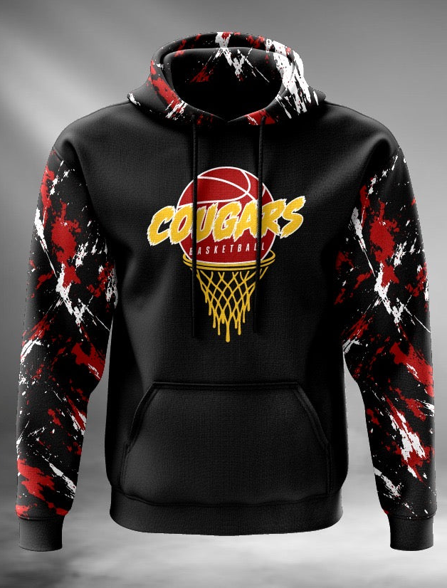 MR Cougars Basketball Fleece Hoodie
