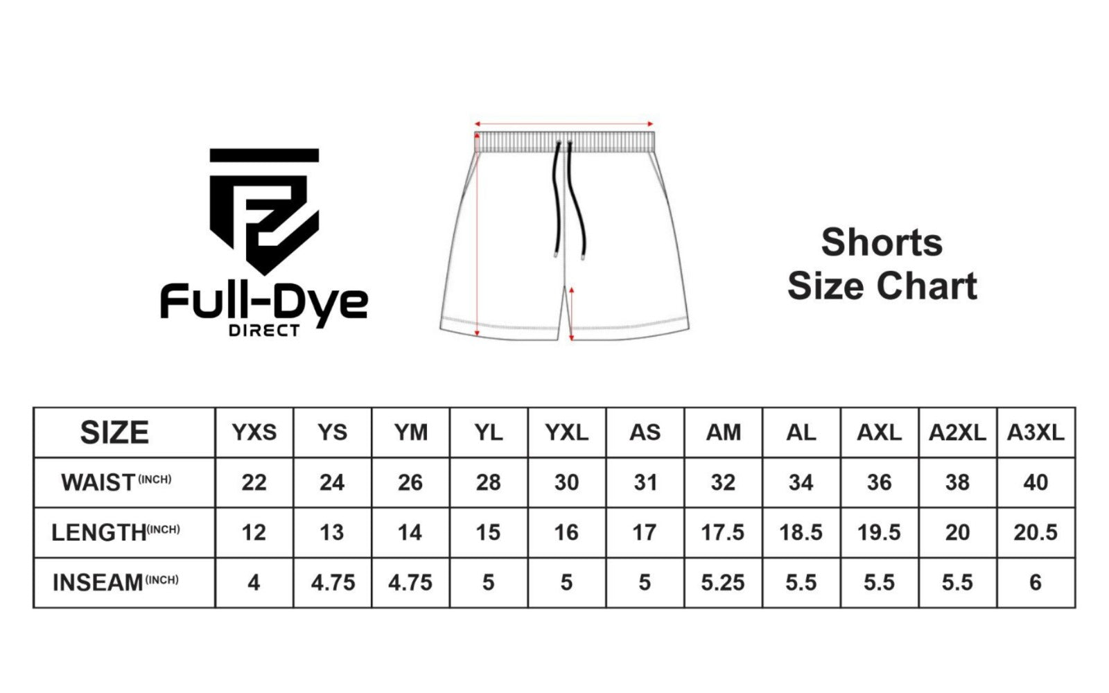 🇺🇸 Stars & Stripes – 5” Inseam Shorts