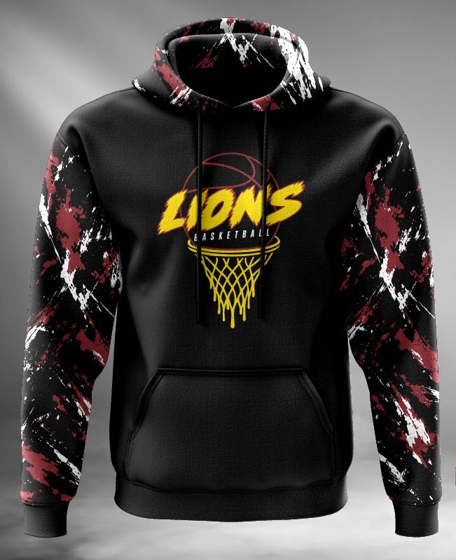 Lions Baseketball Fleece Hoodie