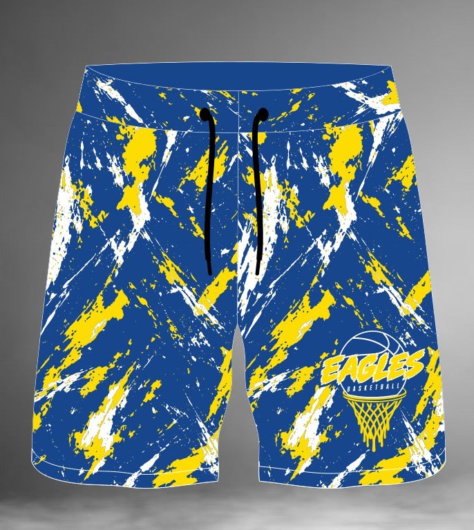 Eagles Basketball Sublimated Shorts