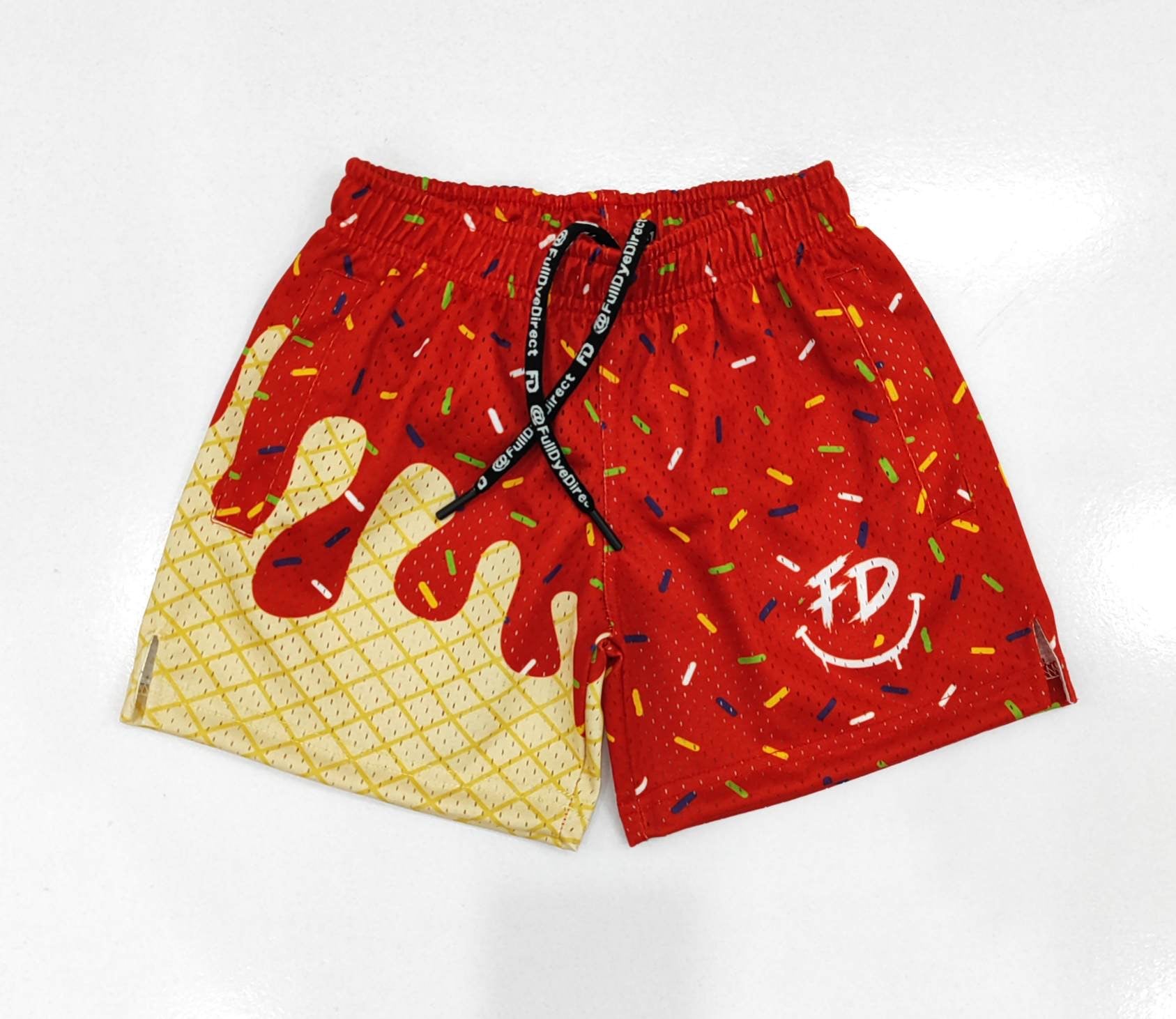 Melt Mode Cherry Bomb Drip Shorts – 5” Inseam