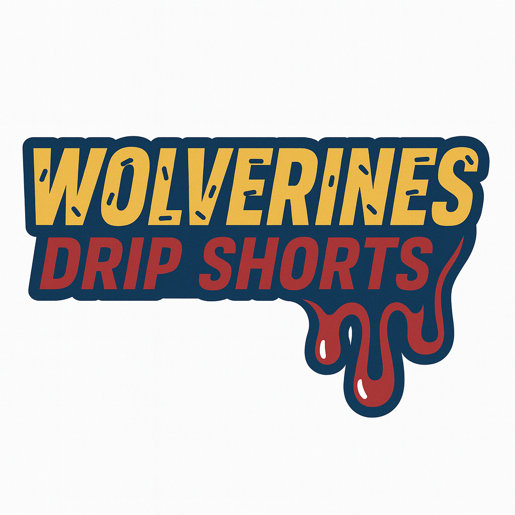 Wolverines Sublimated Drip Shorts – SmoothFlex Performance (Swim Trunk Feel)