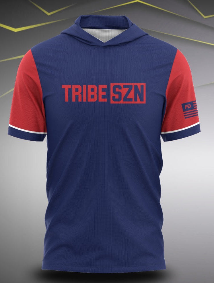 Tribe SZN Short Sleeve Hoodie Tee- In Stock