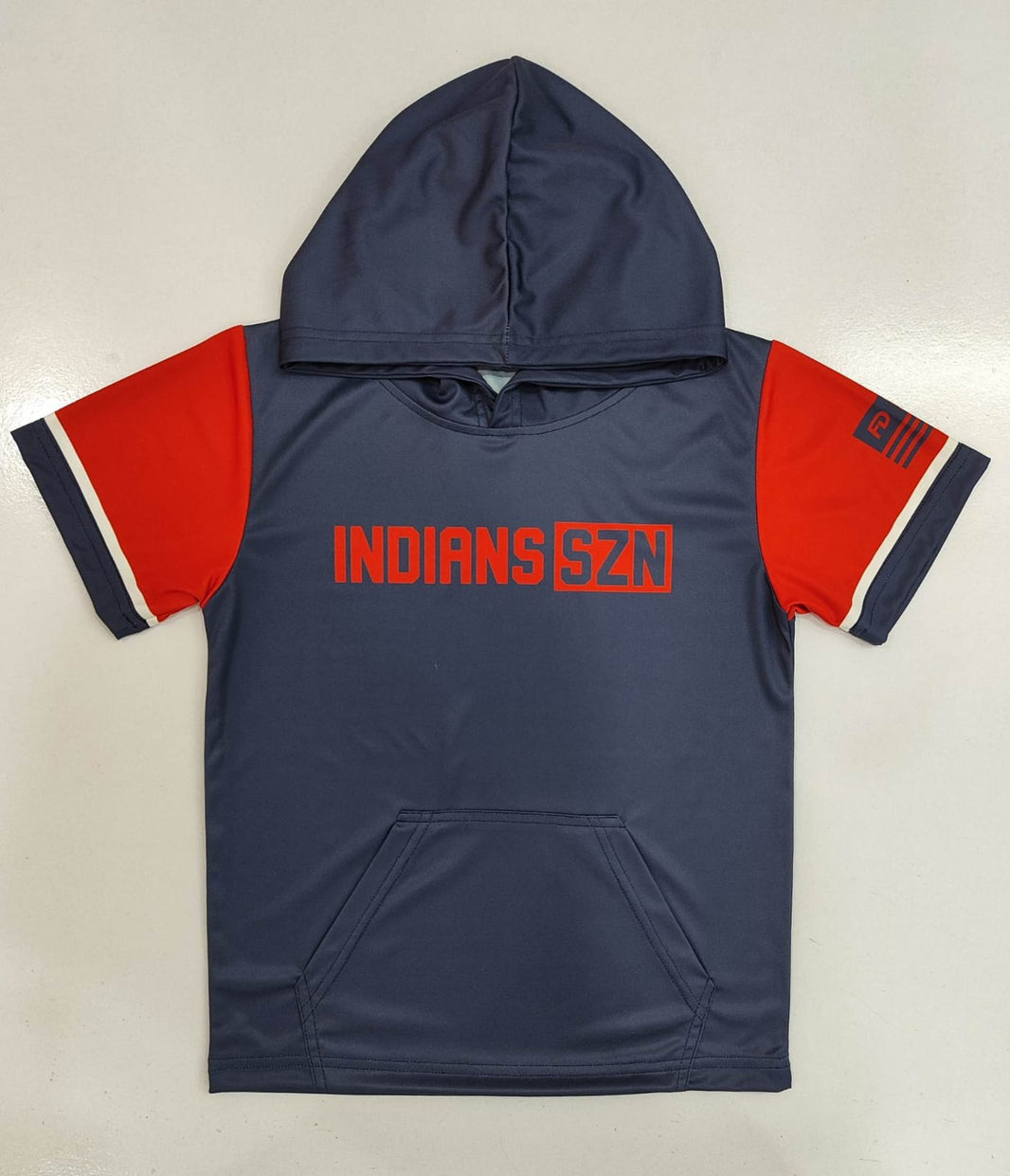 Indians SZN Sleeve Hoodie Tee- In Stock