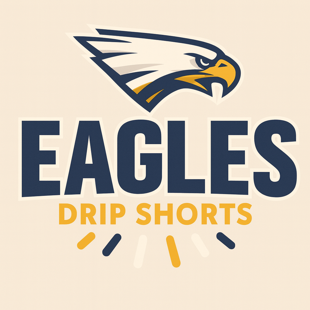 Eagles Sublimated Drip Shorts – SmoothFlex Performance (Swim Trunk Feel)