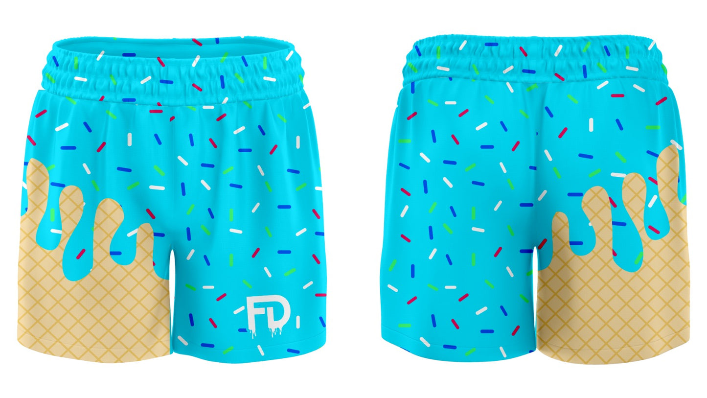 FD Melt Mode Blueberry Drip Shorts – 5” Inseam