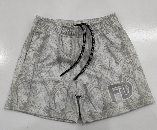 FD Frost Camo Drip Shorts – 5” Inseam