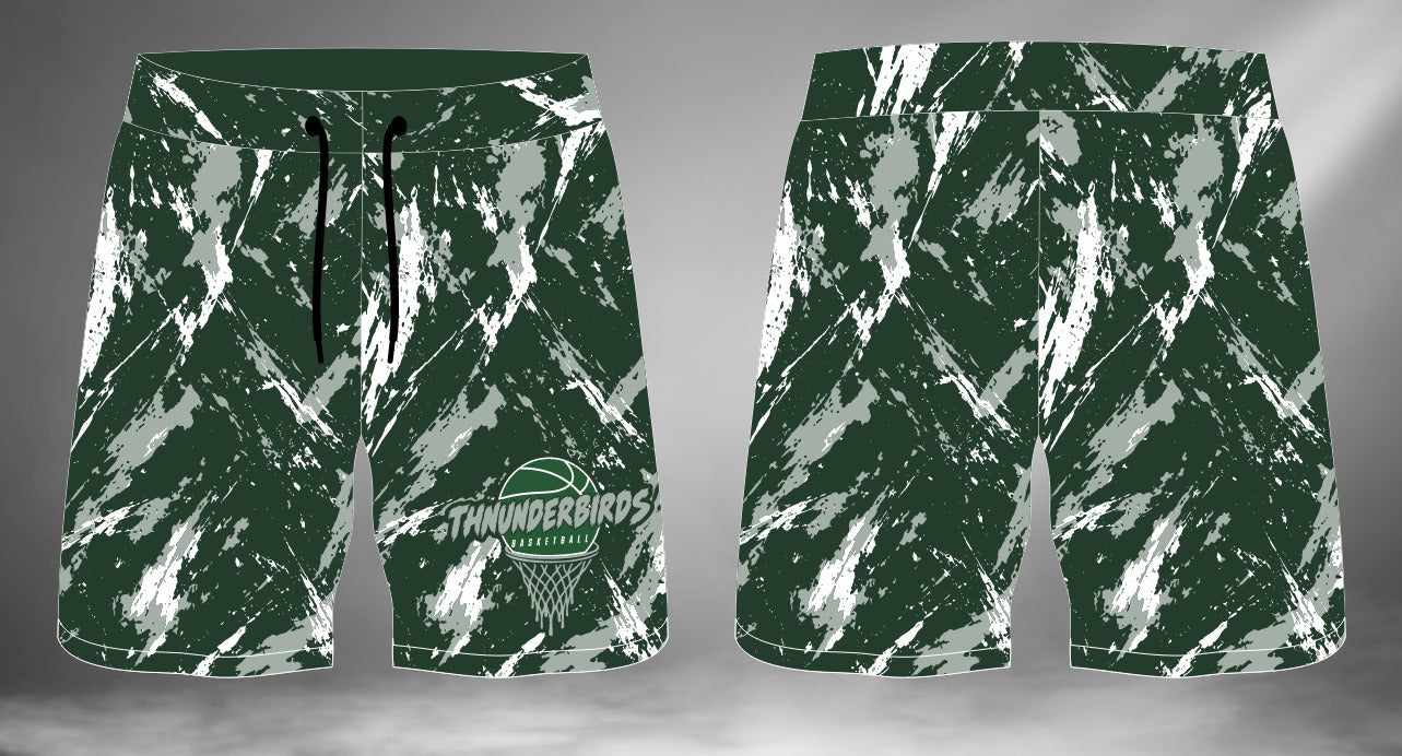 Thunderbirds Basketball Sublimated Shorts