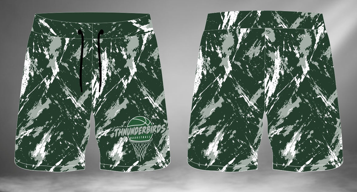Thunderbirds Basketball Sublimated Shorts